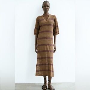 knit kaftan dress